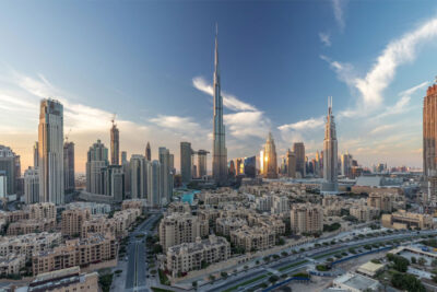 Downtown Dubai from bird’s eye view