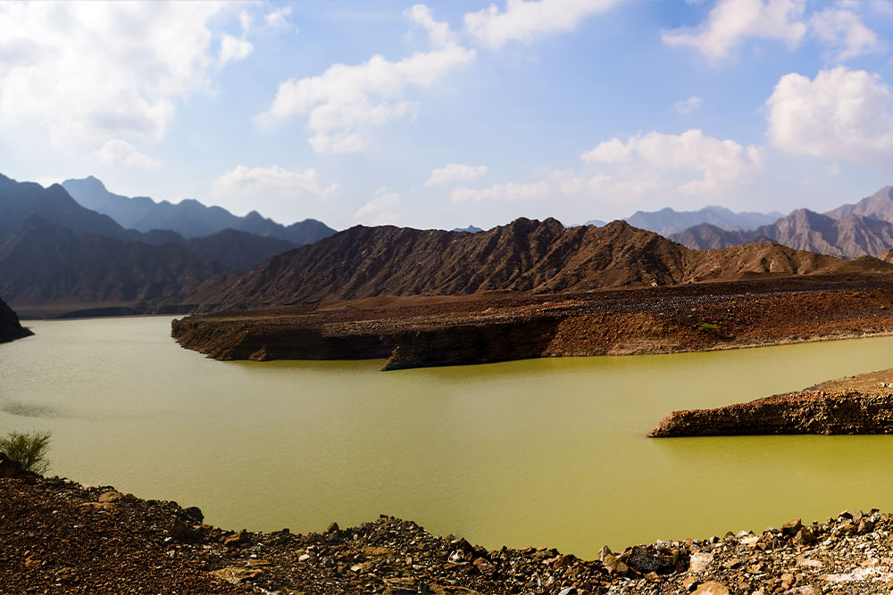 Natural pool at Wadi al Wurayah, Fujairah