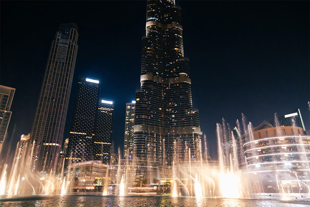 Dubai Fountain at Dubai Mall