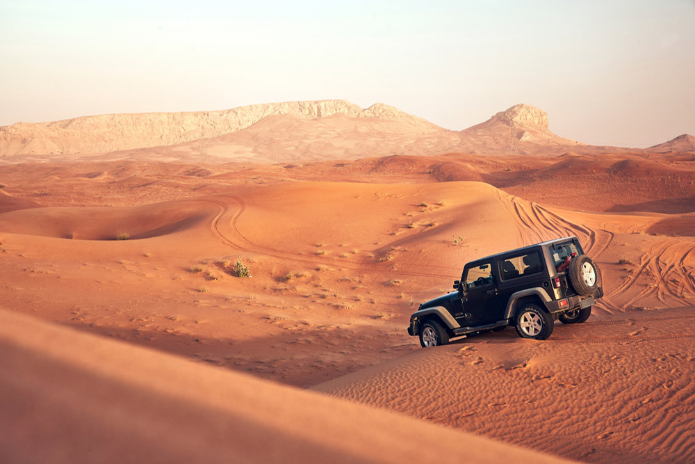 Dune bashing abu dhabi desert