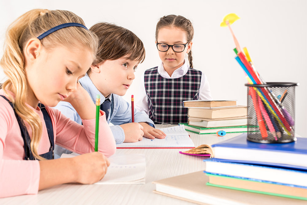 Children learning in an engaging environment at Kings’ School Nad Al Sheba 