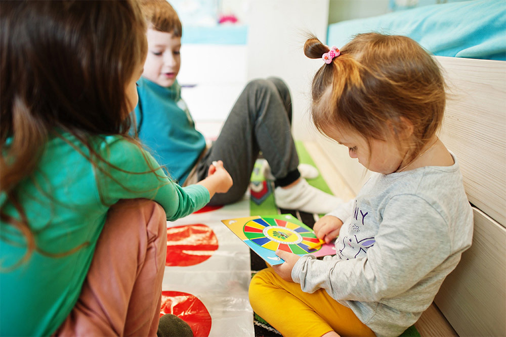 kids in a daycare setting 