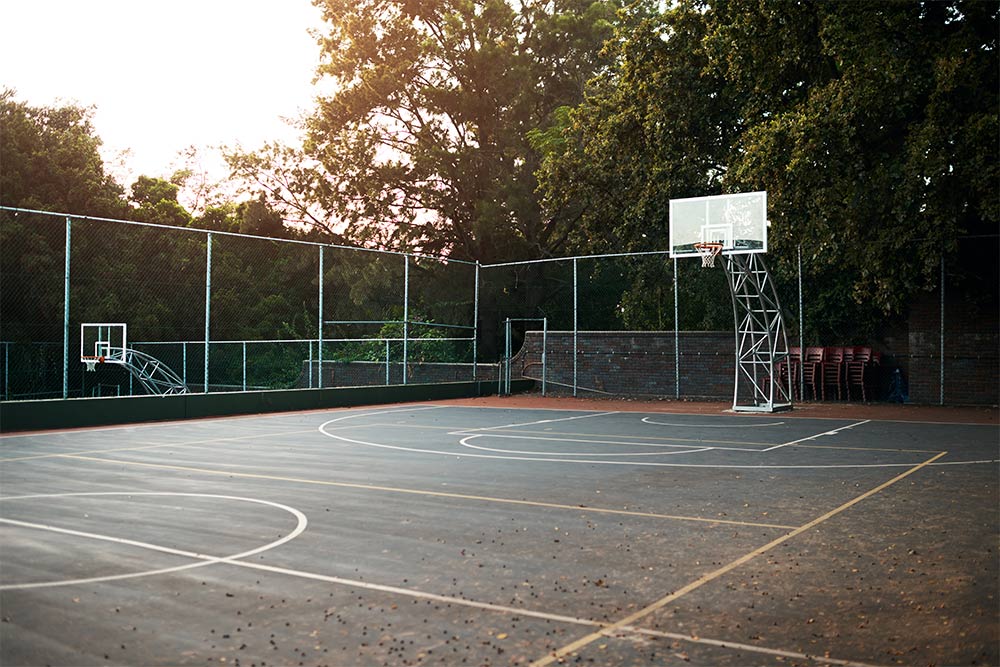 Basketball court al Al Bahya Park