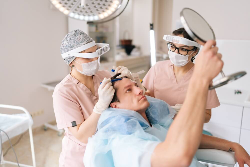 Patient hair treatment