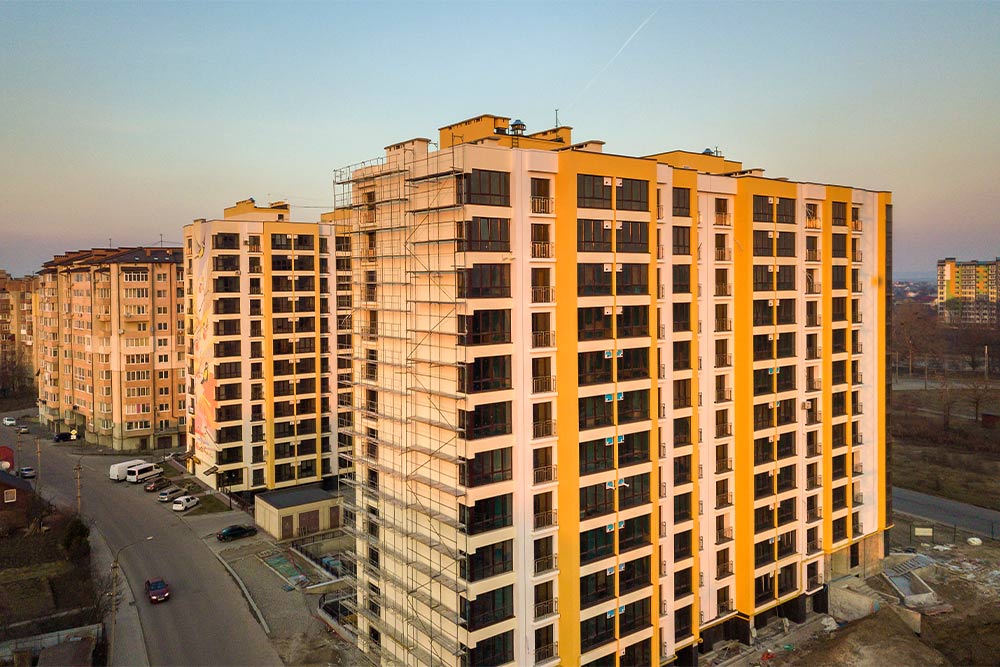 Residential buildings in Umm Al Quwain Marina 