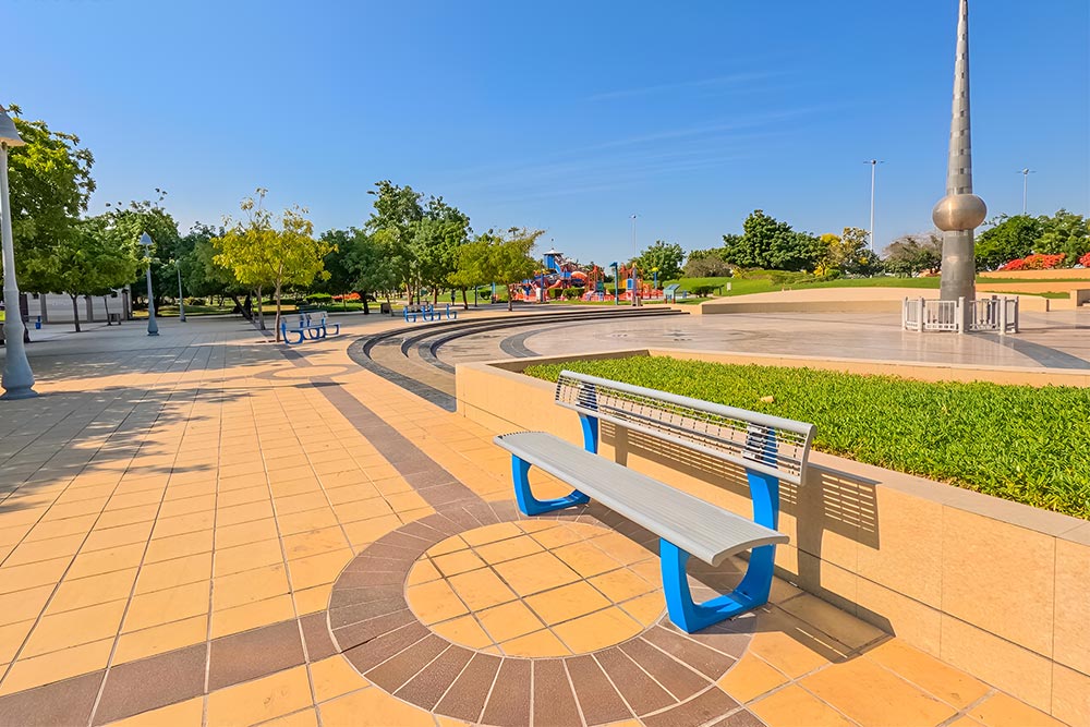 Park in Abu Dhabi Corniche