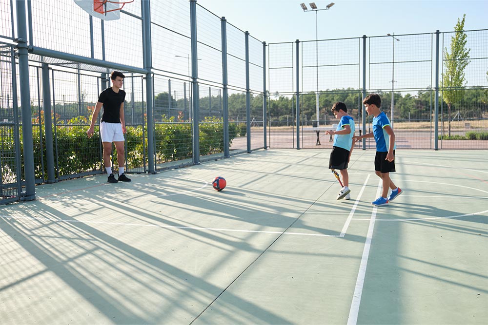 Playing Basketball at Capital Garden