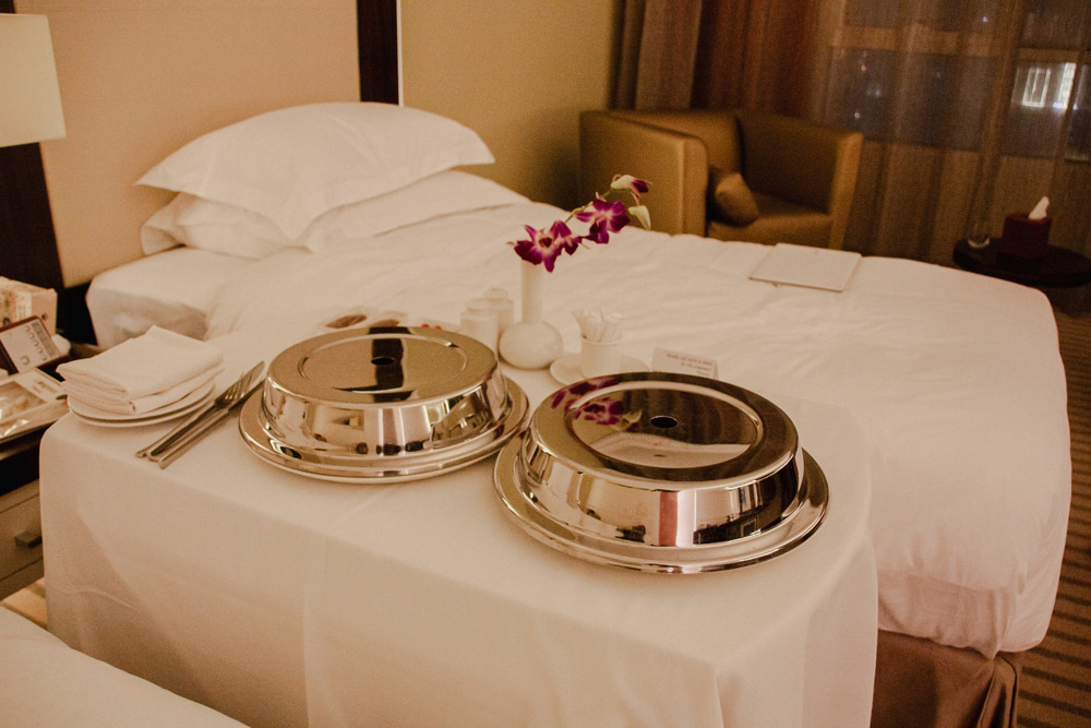 Room service at Saffron Hotel