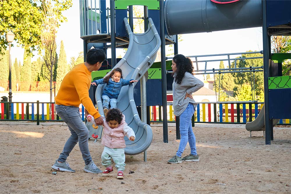 play area in the park 