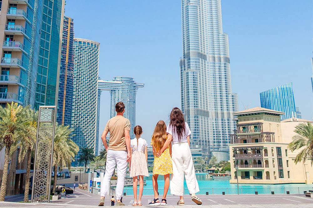 Family at Burj Khalifa