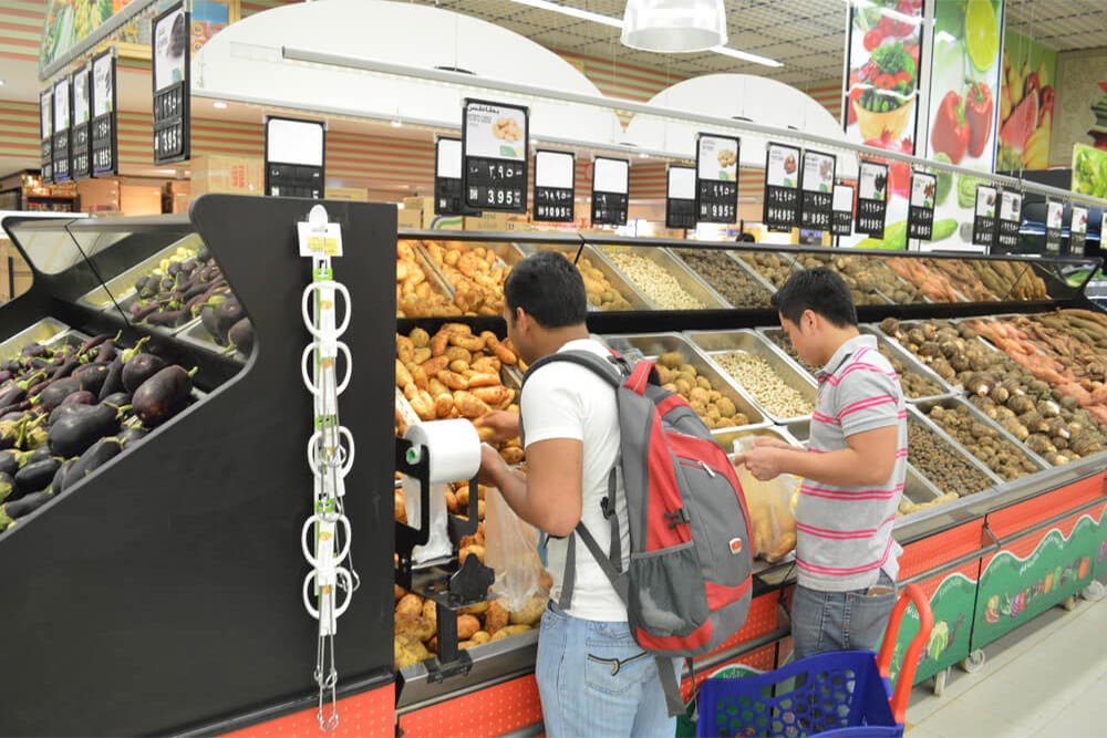 Customers shopping at LuLu Hypermarket 