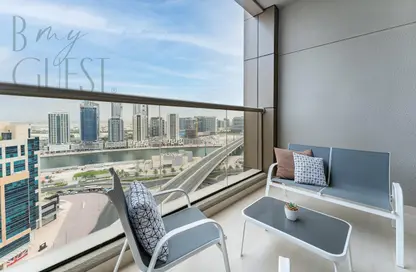 Balcony image for: Apartment - 1 Bathroom for rent in Elite Downtown Residence - Downtown Dubai - Dubai, Image 1