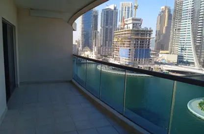 Apartment - 1 Bedroom - 2 Bathrooms for rent in Time Place Tower - Dubai Marina - Dubai