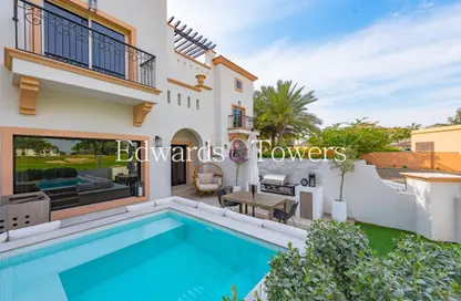 Townhouse - 3 Bedrooms - 4 Bathrooms for rent in Redwood Park - Fire - Jumeirah Golf Estates - Dubai