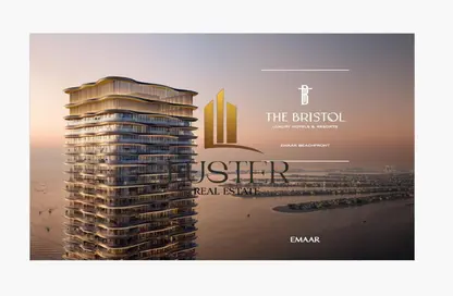 Apartment - 1 Bedroom - 1 Bathroom for sale in The Bristol - EMAAR Beachfront - Dubai Harbour - Dubai