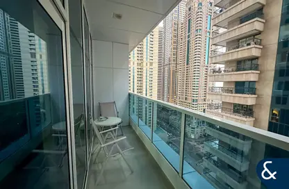 Apartment - 2 Bedrooms - 3 Bathrooms for rent in Marina Arcade Tower - Dubai Marina - Dubai