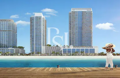 Apartment - 1 Bedroom - 1 Bathroom for sale in Marina Vista - EMAAR Beachfront - Dubai Harbour - Dubai