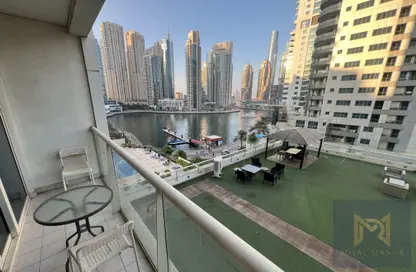 Apartment - 1 Bedroom - 2 Bathrooms for rent in Marina View Tower A - Marina View - Dubai Marina - Dubai