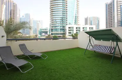 Apartment - 1 Bedroom - 2 Bathrooms for rent in Time Place Tower - Dubai Marina - Dubai