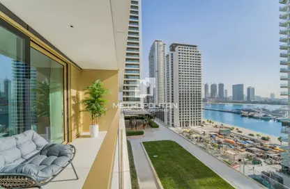 Apartment - 1 Bedroom - 1 Bathroom for rent in Grand Bleu Tower 2 - EMAAR Beachfront - Dubai Harbour - Dubai