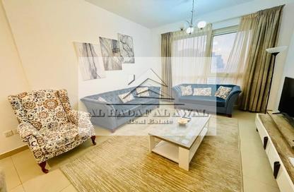 Apartment - 2 Bedrooms - 2 Bathrooms for rent in Al Taawoon Towers - Al Khan - Sharjah