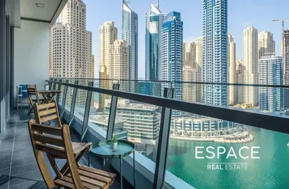 Apartment - 2 Bedrooms - 2 Bathrooms for sale in Silverene Tower A - Silverene - Dubai Marina - Dubai