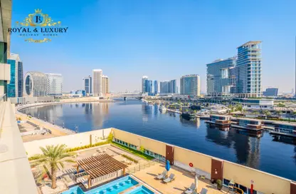 Apartment - 1 Bathroom for rent in DAMAC Maison Canal Views - Business Bay - Dubai