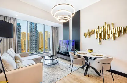 Apartment - 1 Bedroom - 2 Bathrooms for sale in Silverene Tower B - Silverene - Dubai Marina - Dubai