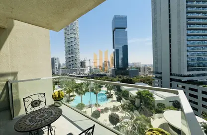 Apartment - Studio - 1 Bathroom for rent in Hameni Tower - Jumeirah Village Circle - Dubai