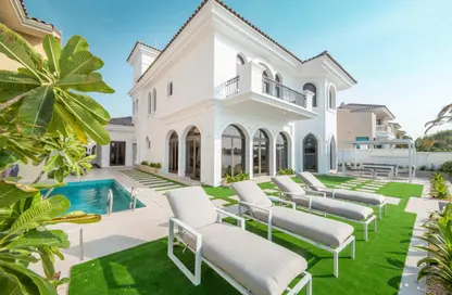 Villa - 5 Bedrooms - 5 Bathrooms for rent in Garden Homes Frond E - Garden Homes - Palm Jumeirah - Dubai