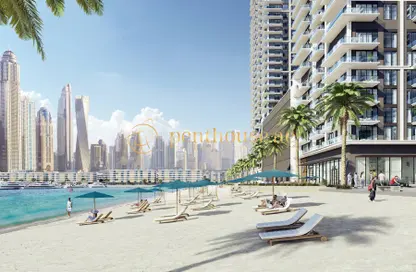 Apartment - 3 Bedrooms - 3 Bathrooms for sale in Beach Mansion - EMAAR Beachfront - Dubai Harbour - Dubai