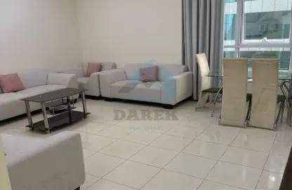 Apartment - 2 Bedrooms - 2 Bathrooms for rent in Orient Tower 1 - Orient Towers - Al Bustan - Ajman