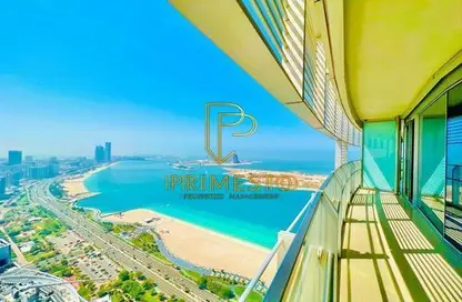 Apartment - 3 Bedrooms - 4 Bathrooms for rent in Landmark Tower - Corniche Road - Abu Dhabi