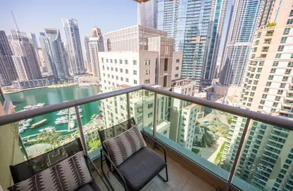 Apartment - 1 Bedroom - 2 Bathrooms for rent in Al Murjan Building - Dubai Marina - Dubai