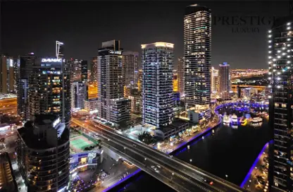 Apartment - 3 Bedrooms - 4 Bathrooms for rent in Marina Wharf 1 - Marina Wharf - Dubai Marina - Dubai