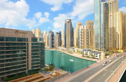 Apartment - 1 Bedroom - 1 Bathroom for rent in Silverene Tower B - Silverene - Dubai Marina - Dubai