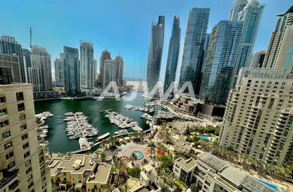 Apartment - 2 Bedrooms - 2 Bathrooms for rent in Al Mesk Tower - Emaar 6 Towers - Dubai Marina - Dubai