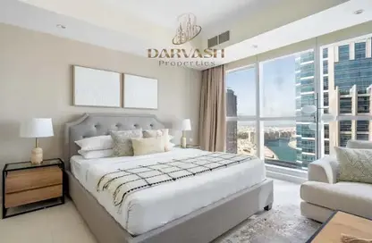 Apartment - 1 Bathroom for rent in The Court Tower - Business Bay - Dubai