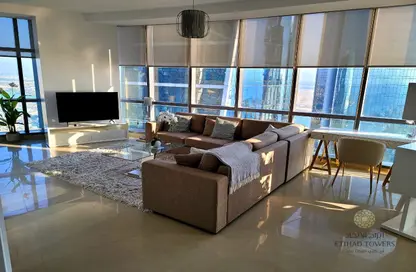 Apartment - 2 Bedrooms - 3 Bathrooms for rent in Etihad Tower 5 - Etihad Towers - Corniche Road - Abu Dhabi