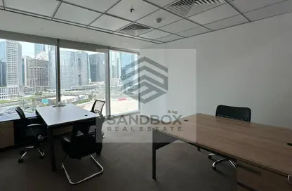 Business Centre - Studio - 2 Bathrooms for rent in The Binary Tower - Business Bay - Dubai