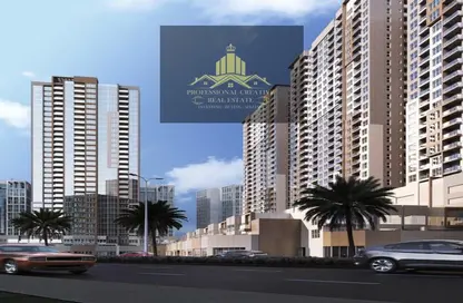 Apartment - 1 Bedroom - 2 Bathrooms for sale in Ajman One - Phase 2 - Ajman Downtown - Ajman