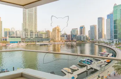 Apartment - 2 Bedrooms - 2 Bathrooms for rent in Beauport Tower - Marina Promenade - Dubai Marina - Dubai