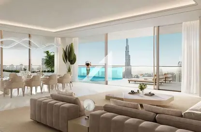 Penthouse - 4 Bedrooms - 5 Bathrooms for sale in Fairmont Residences Solara Tower - Downtown Dubai - Dubai