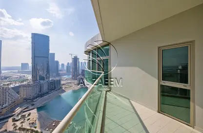 Apartment - 3 Bedrooms - 4 Bathrooms for rent in Beach Towers - Shams Abu Dhabi - Al Reem Island - Abu Dhabi