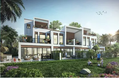 Townhouse - 4 Bedrooms - 3 Bathrooms for sale in Costa Brava 2 - Costa Brava at DAMAC Lagoons - Damac Lagoons - Dubai