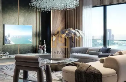 Apartment - 2 Bedrooms - 4 Bathrooms for sale in Habtoor Grand Residences - Dubai Marina - Dubai