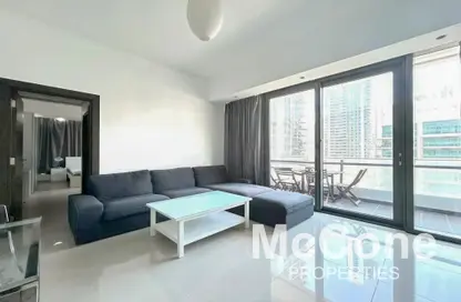 Apartment - 1 Bedroom - 2 Bathrooms for rent in Silverene Tower B - Silverene - Dubai Marina - Dubai