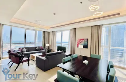 Apartment - 2 Bedrooms - 3 Bathrooms for rent in Al Jowhara Tower - Corniche Road - Abu Dhabi