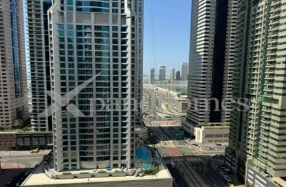 Apartment - 1 Bedroom - 2 Bathrooms for rent in Marina Heights - Dubai Marina - Dubai