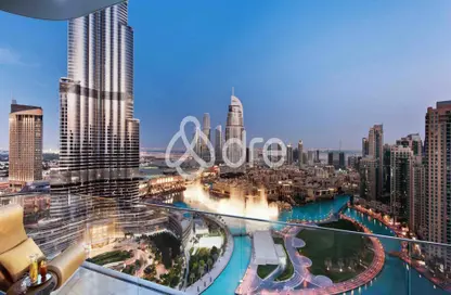 Penthouse - 4 Bedrooms - 4 Bathrooms for rent in IL Primo - Opera District - Downtown Dubai - Dubai